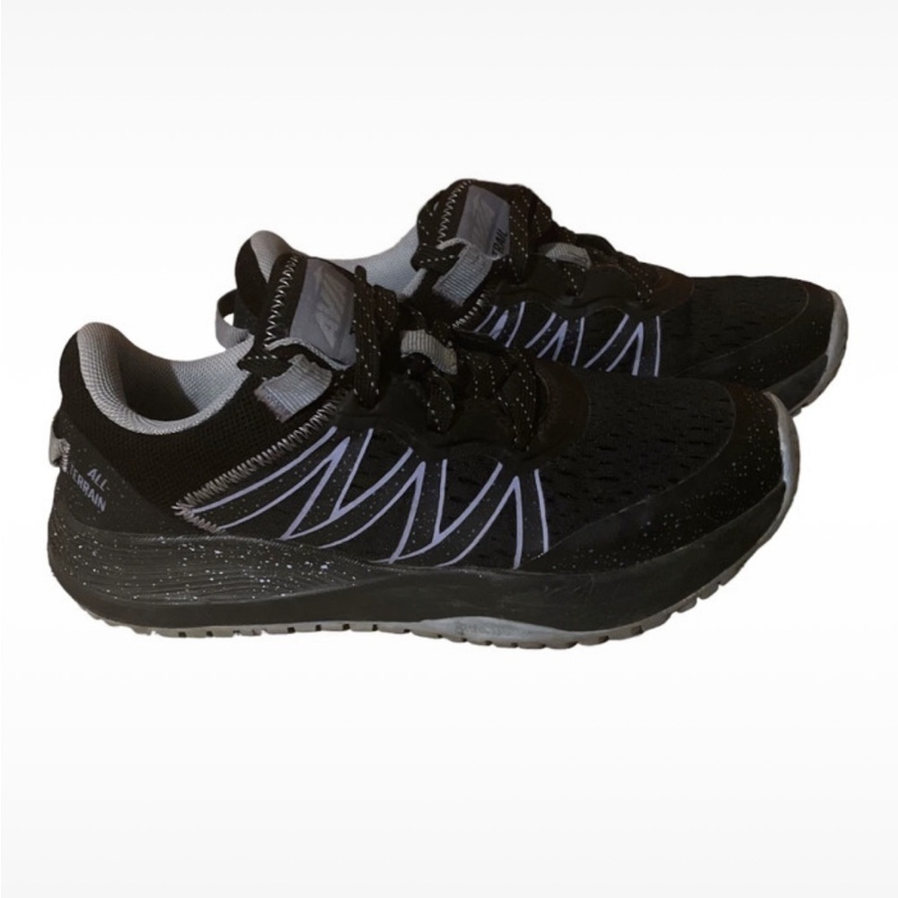 Black and purple sneakers size 6